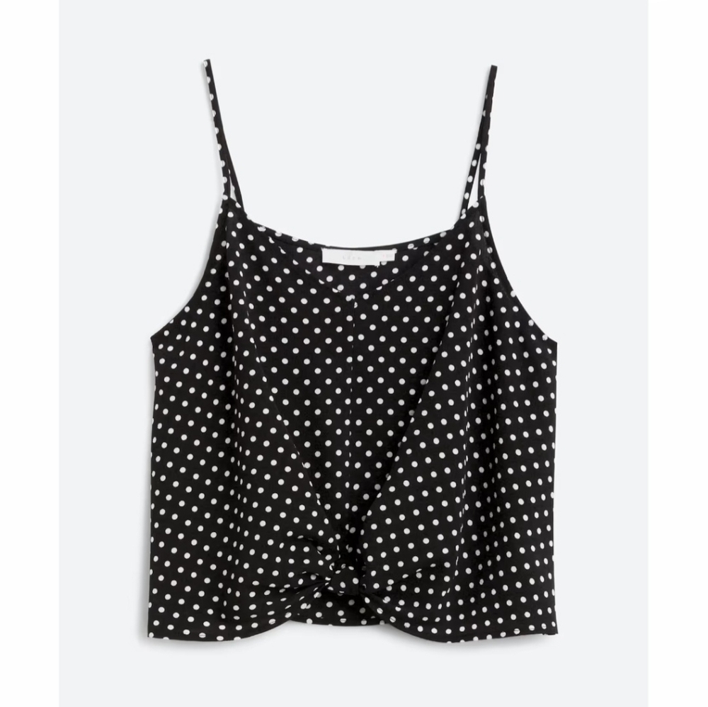 Lush Devon Knot Front Crop Cami